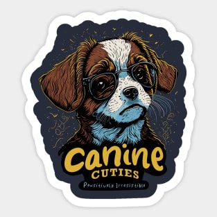 Canine Cuties Sticker